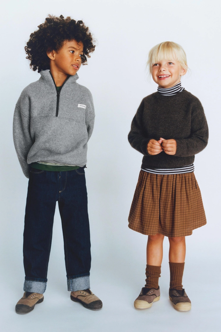 ЮБКА-ШОРТЫ В КЛЕТКУ С БАНТАМИ BENSIMON ® X ZARA