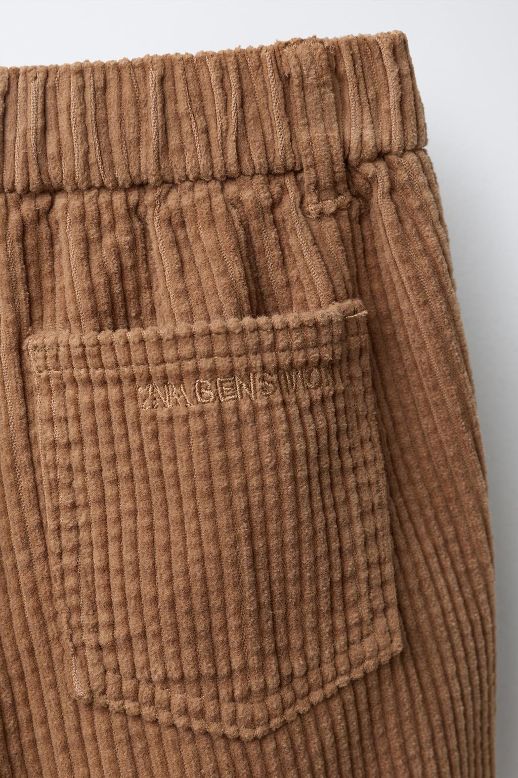ВЕЛЬВЕТОВЫЕ БРЮКИ STRAIGHT BENSIMON ® X ZARA