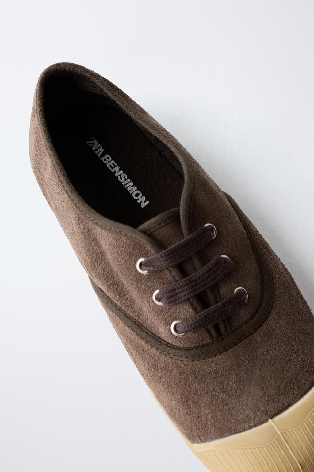 КОЖАНЫЕ КРОССОВКИ BENSIMON ® X ZARA