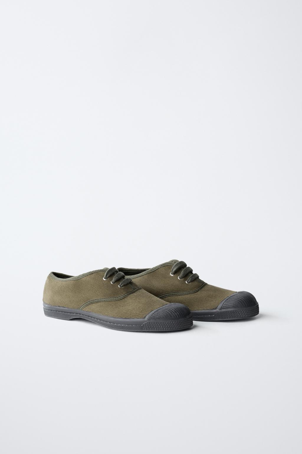 КЕДЫ ИЗ ВЕЛЬВЕТА BENSIMON ® X ZARA