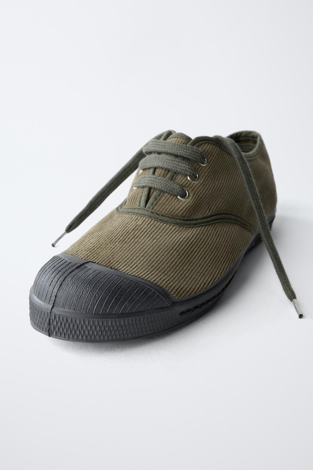 КЕДЫ ИЗ ВЕЛЬВЕТА BENSIMON ® X ZARA