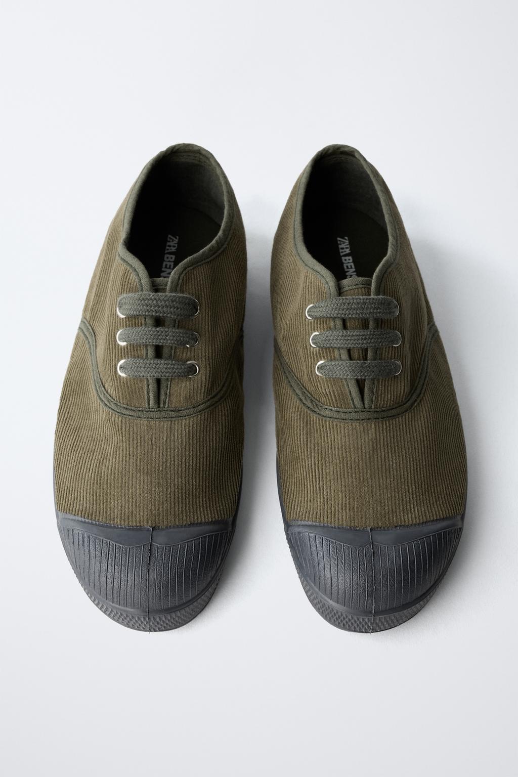 КЕДЫ ИЗ ВЕЛЬВЕТА BENSIMON ® X ZARA