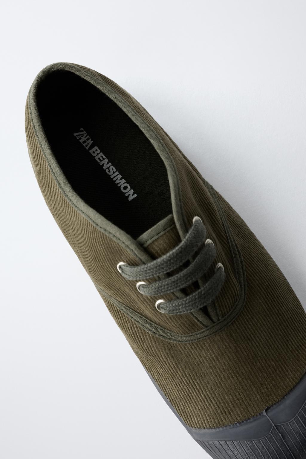 КЕДЫ ИЗ ВЕЛЬВЕТА BENSIMON ® X ZARA