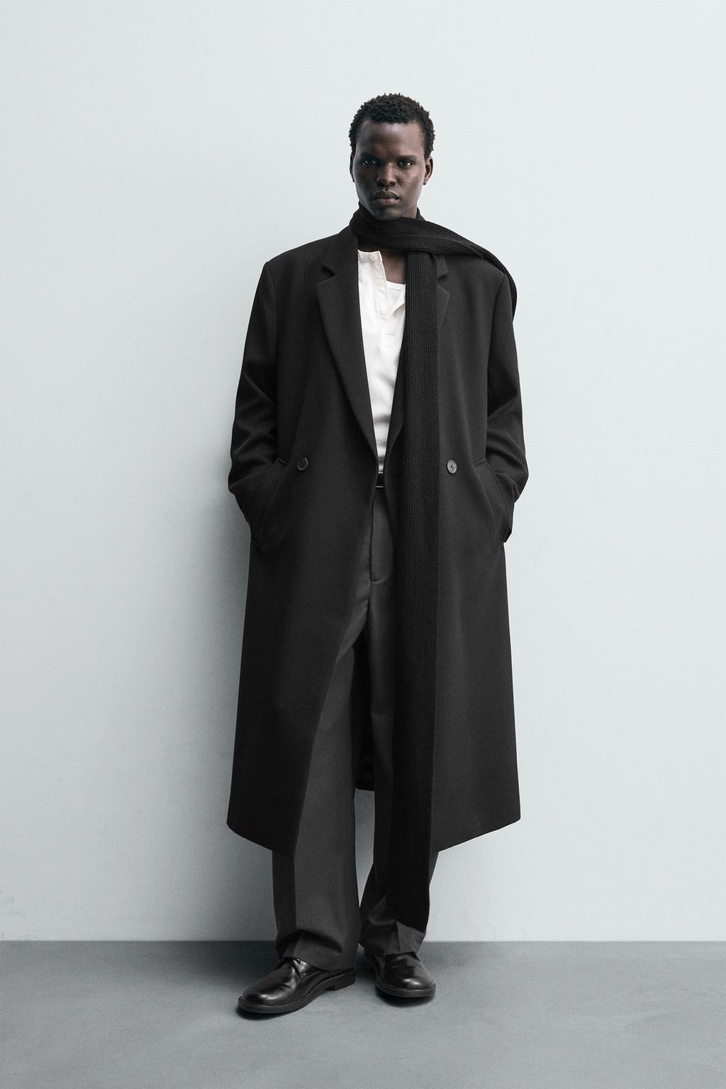 ДВУБОРТНОЕ ПАЛЬТО RELAXED FIT