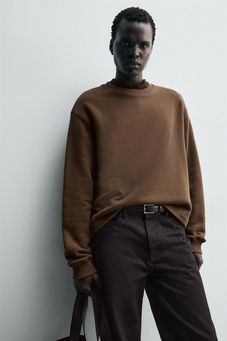 ТОЛСТОВКА CREW NECK С ЛЕНТАМИ