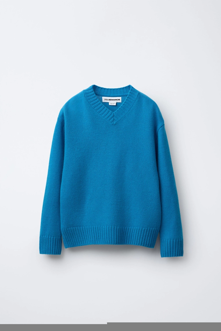 СВИТЕР ИЗ ШЕРСТИ И КАШЕМИРА BENSIMON ® X ZARA