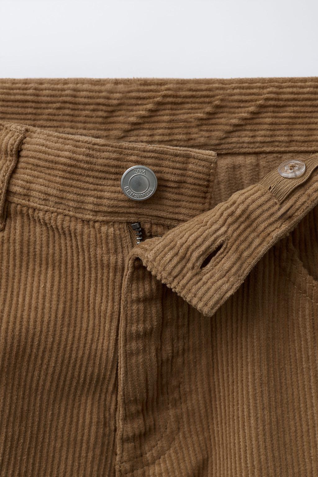 ВЕЛЬВЕТОВЫЕ БРЮКИ STRAIGHT FIT BENSIMON ® X ZARA  