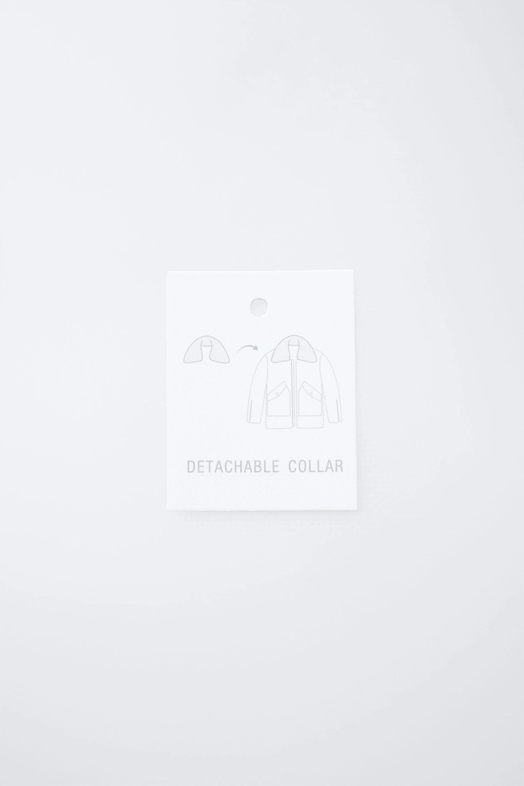 СТЕГАНАЯ ВЕЛЬВЕТОВАЯ КУРТКА СО СЪЕМНЫМ ВОРОТНИКОМ — BENSIMON ® X ZARA