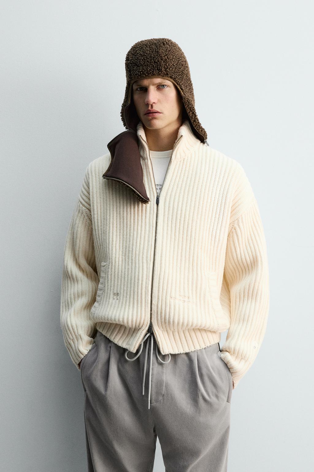 Кардиган из вязанного трикотажа purl knit x sr_a