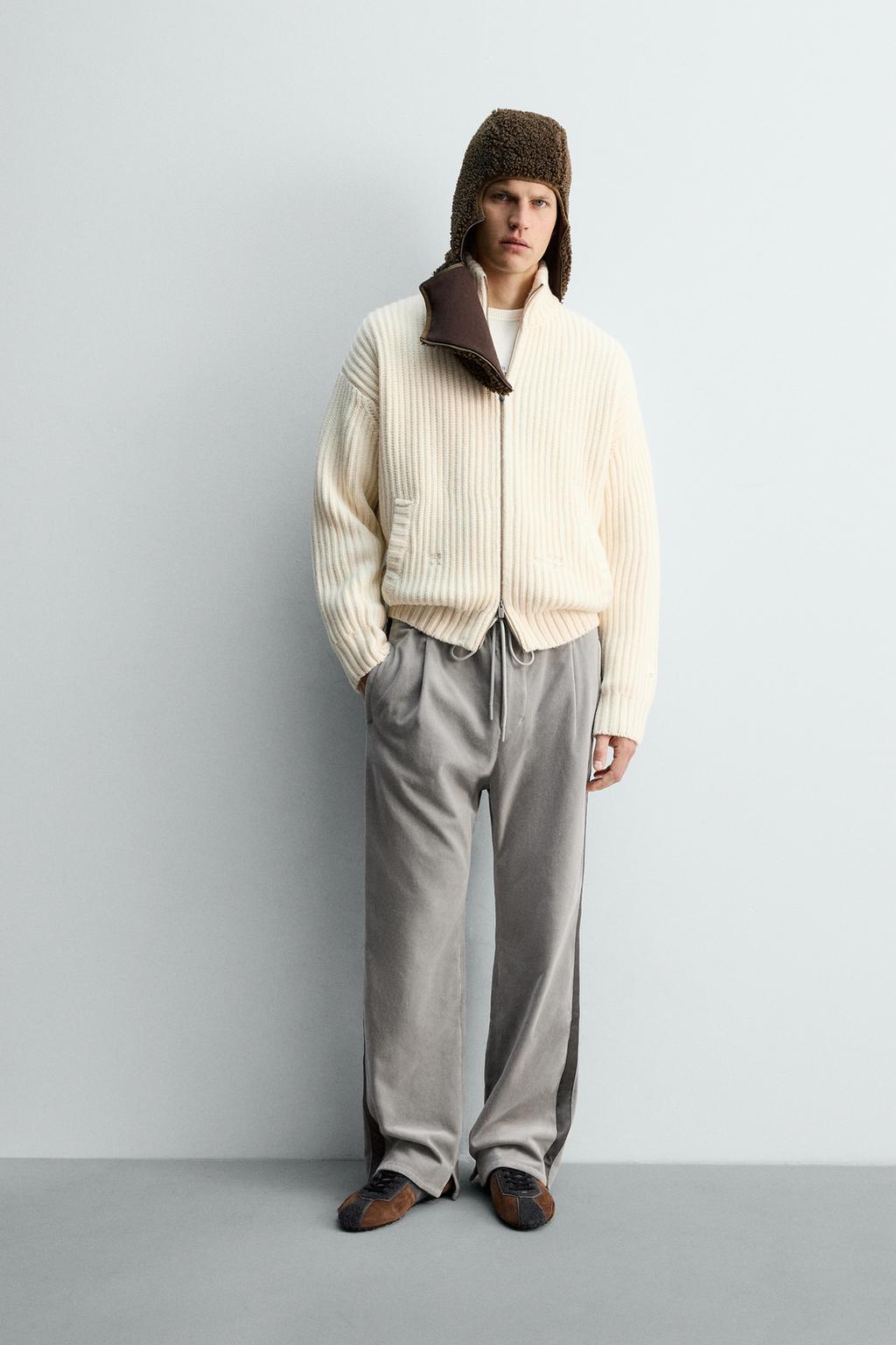 Кардиган из вязанного трикотажа purl knit x sr_a