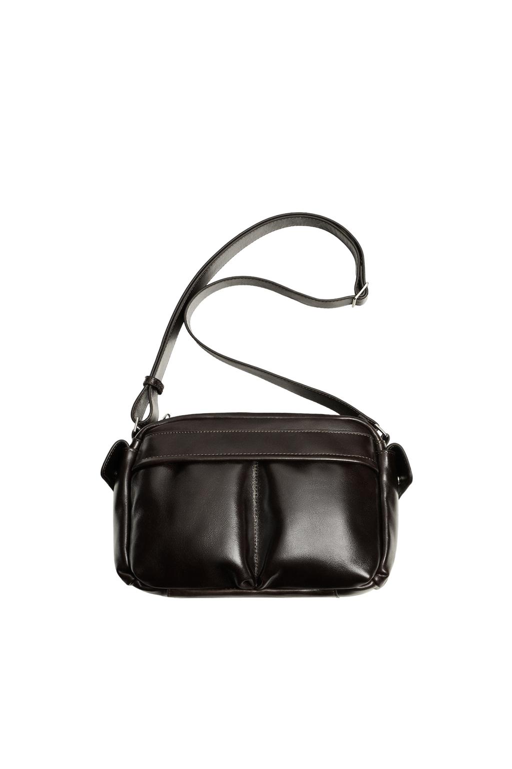 КОЖАНАЯ СУМКА ЧЕРЕЗ ПЛЕЧО