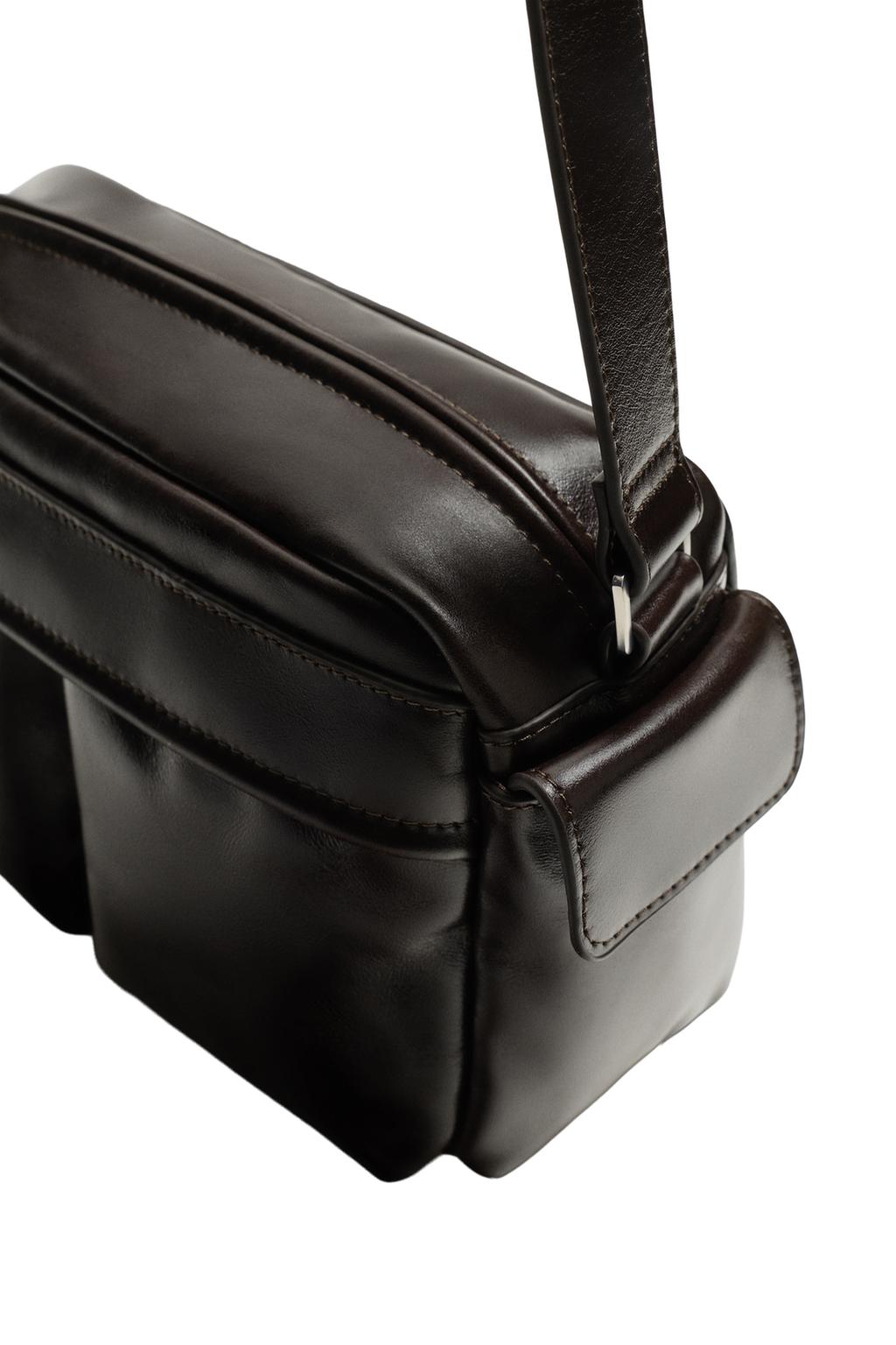 КОЖАНАЯ СУМКА ЧЕРЕЗ ПЛЕЧО