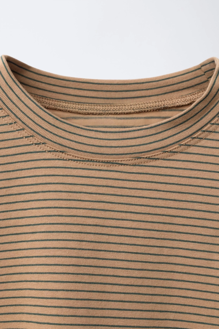 ФУТБОЛКА В ПОЛОСКУ С ЯРЛЫКОМ BENSIMON ® X ZARA