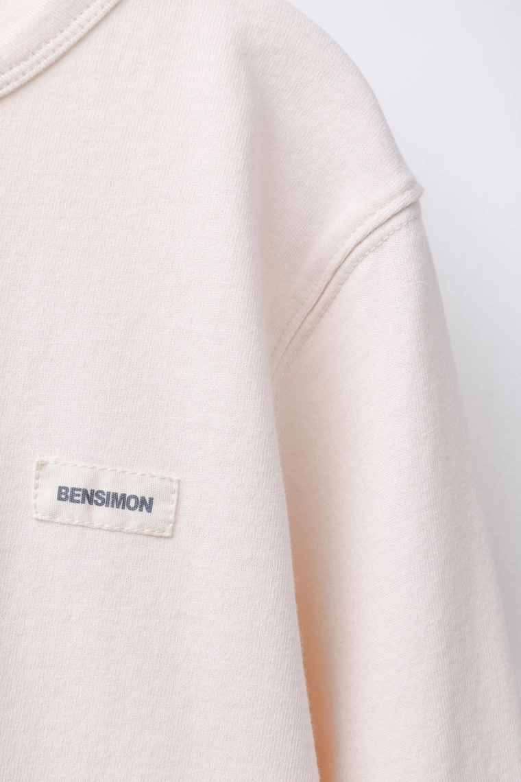 ОДНОТОННЫЙ ЛОНГСЛИВ BENSIMON X ZARA