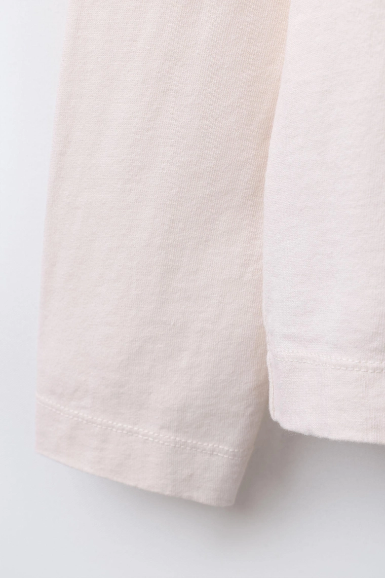 ОДНОТОННЫЙ ЛОНГСЛИВ BENSIMON X ZARA