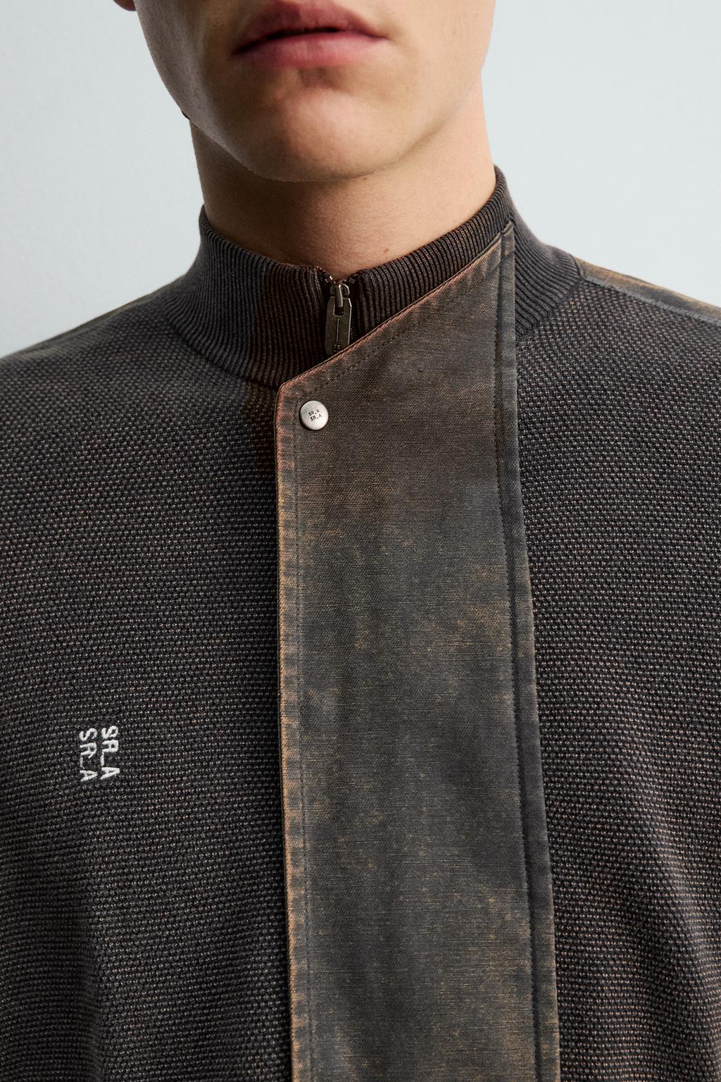 Кардиган из вязаного хлопка с полосками x sr_a