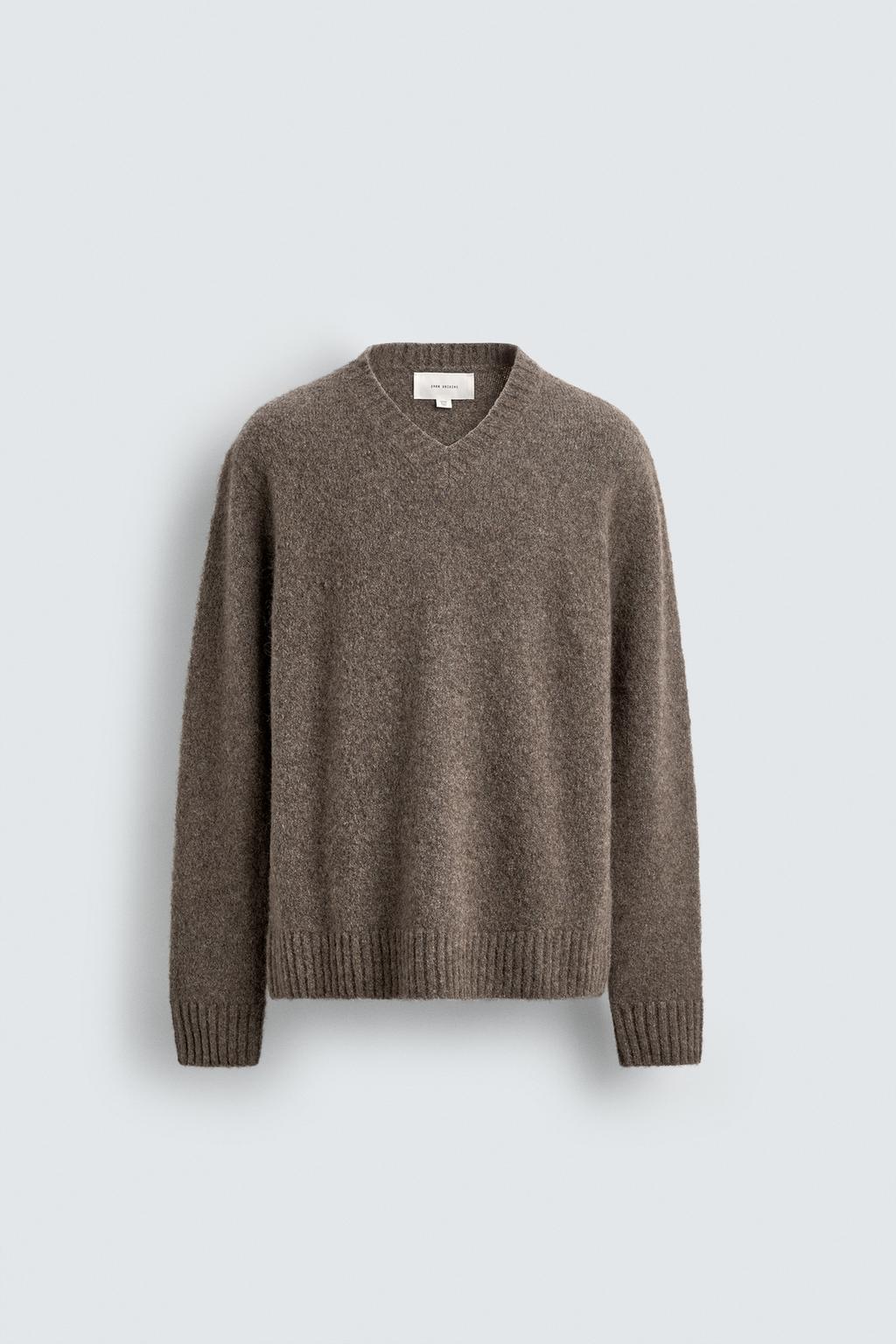 СВИТЕР С РЕЛЬЕФНЫМ УЗОРОМ И ШЕРСТЬЮ ЯКА