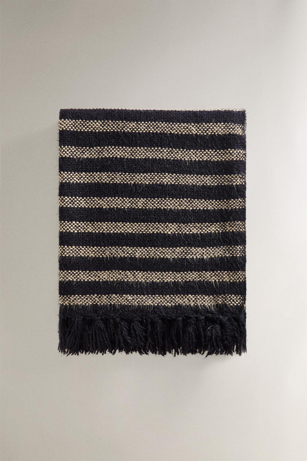 Плед в полоску