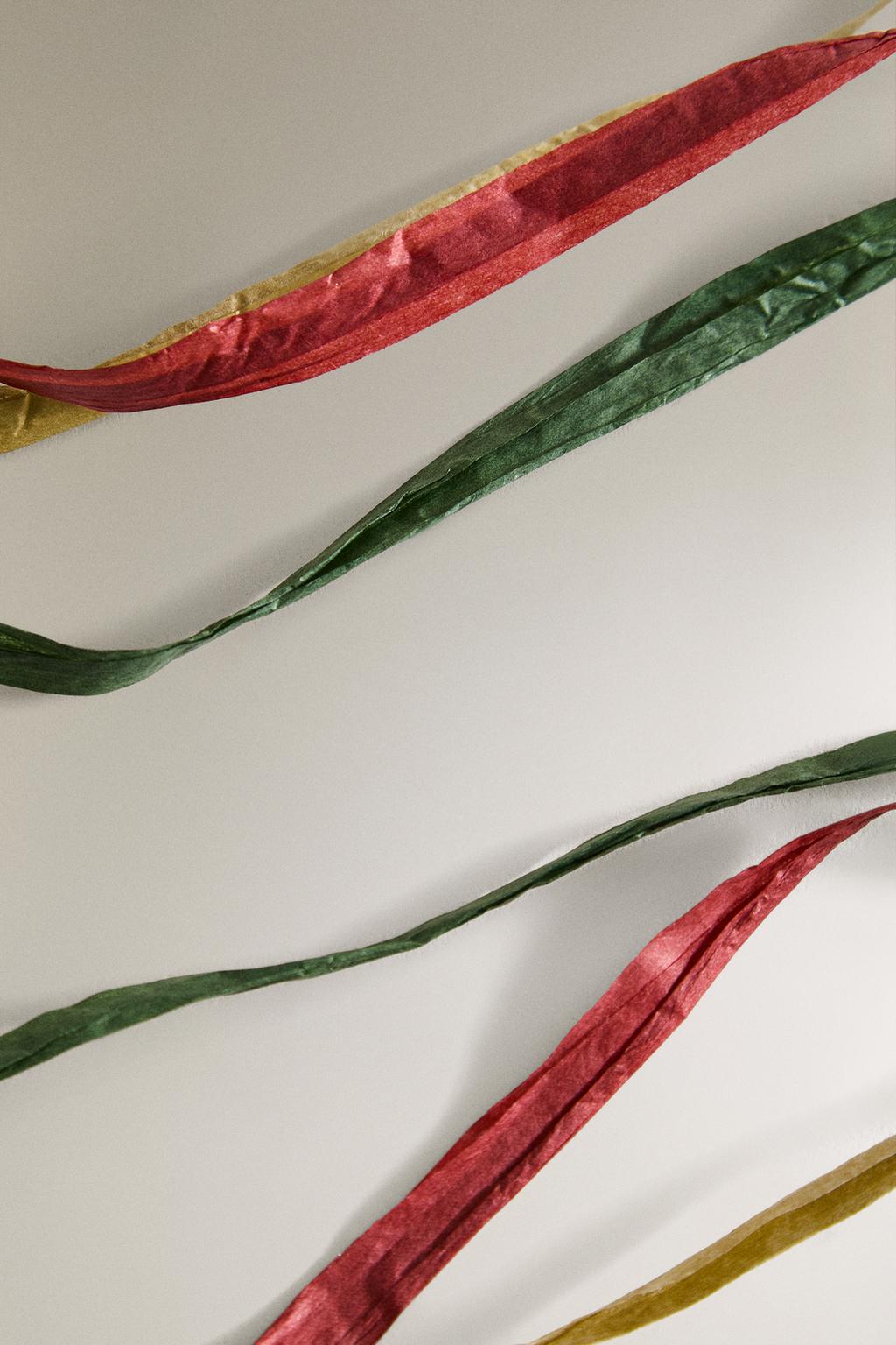 Многоцветная рождественская лента