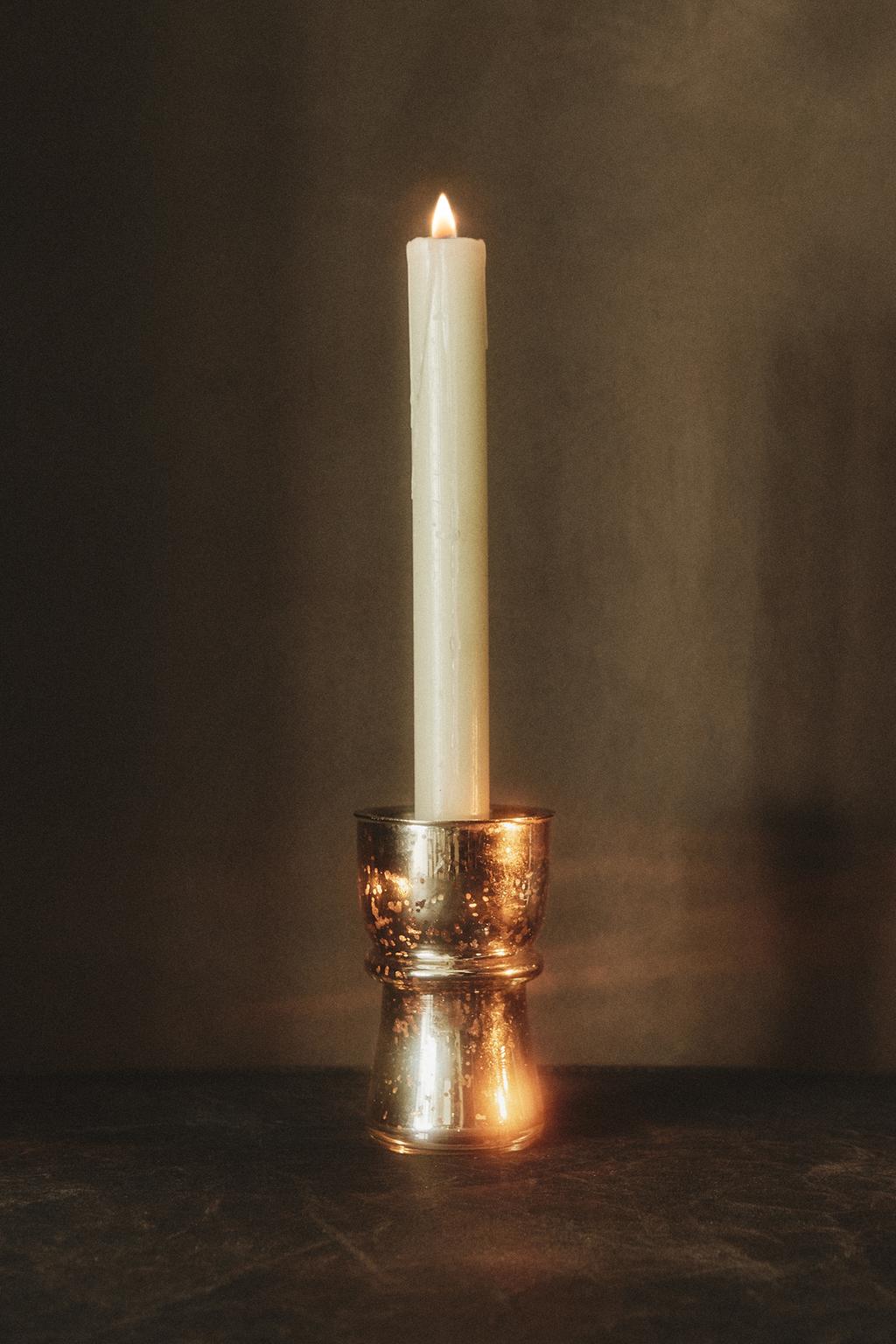 Скатерть для чайных свечей из металлического стекла