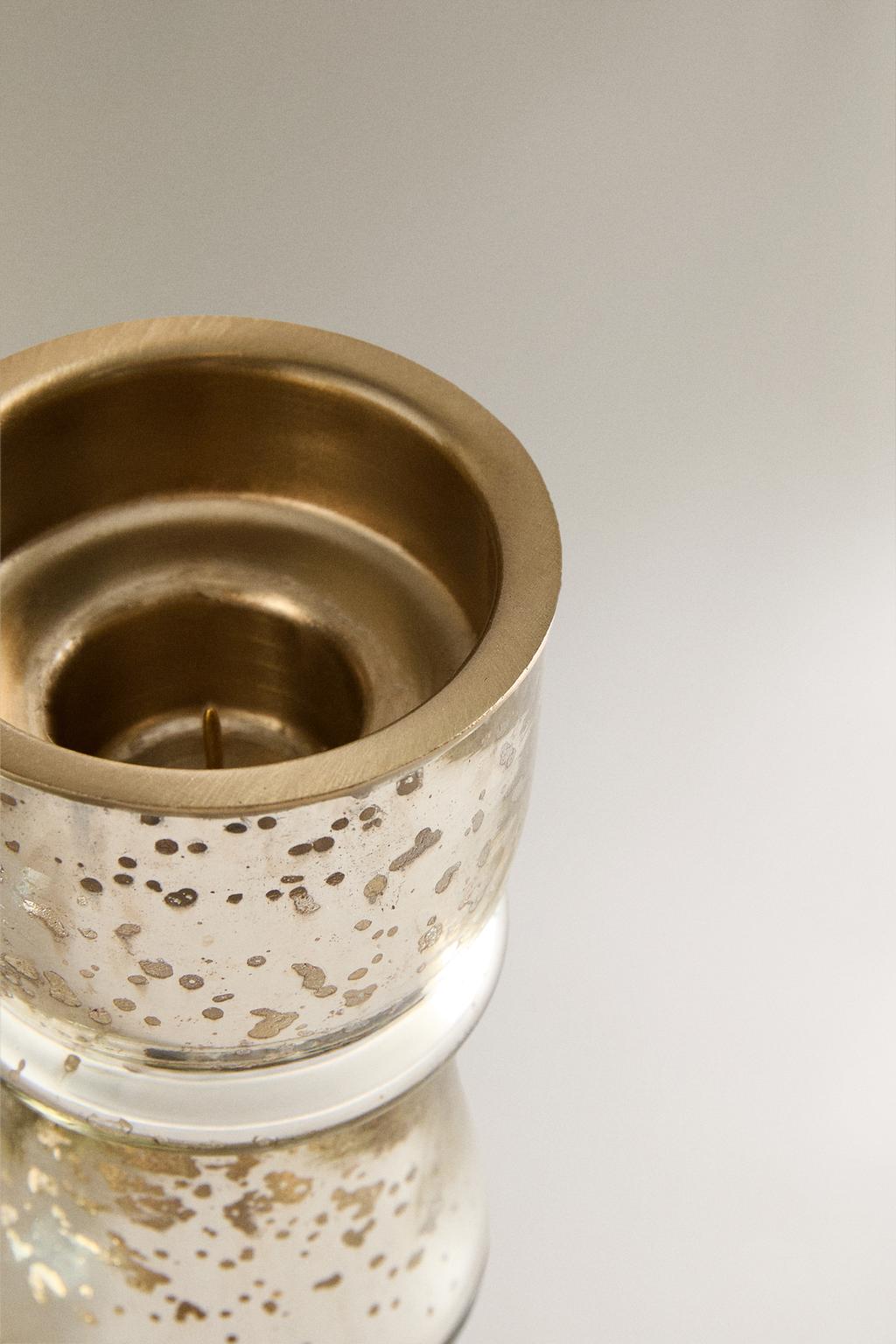 Скатерть для чайных свечей из металлического стекла