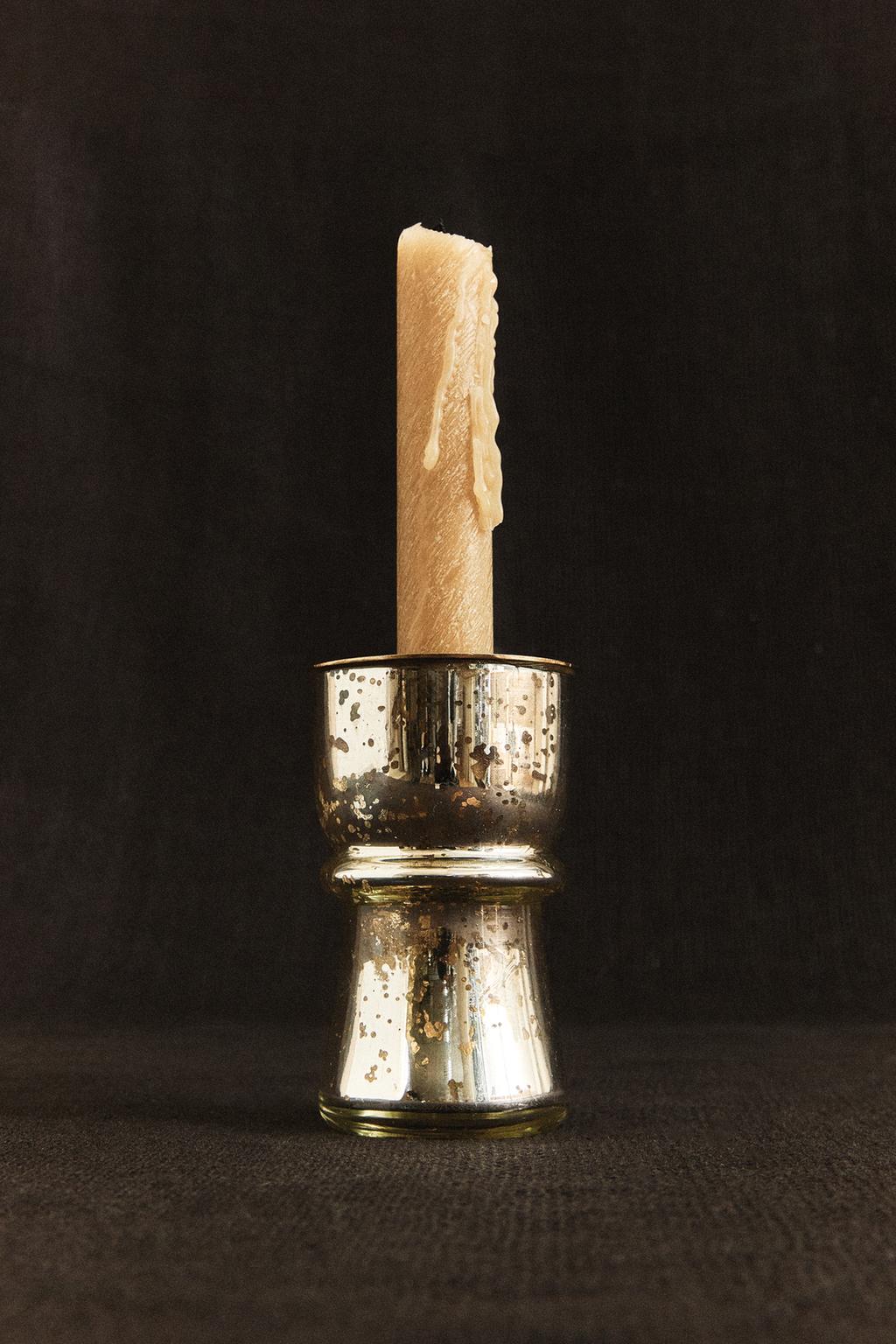 Скатерть для чайных свечей из металлического стекла