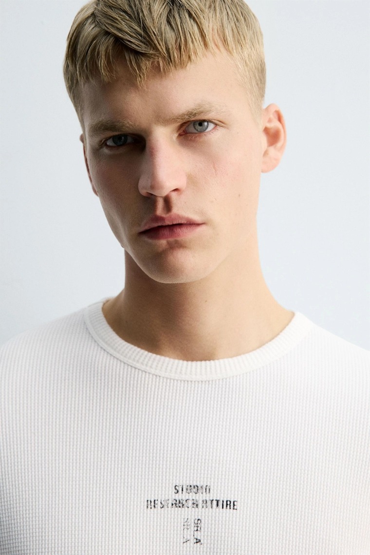 Футболка в клетку с рельефной текстурой x sr_a