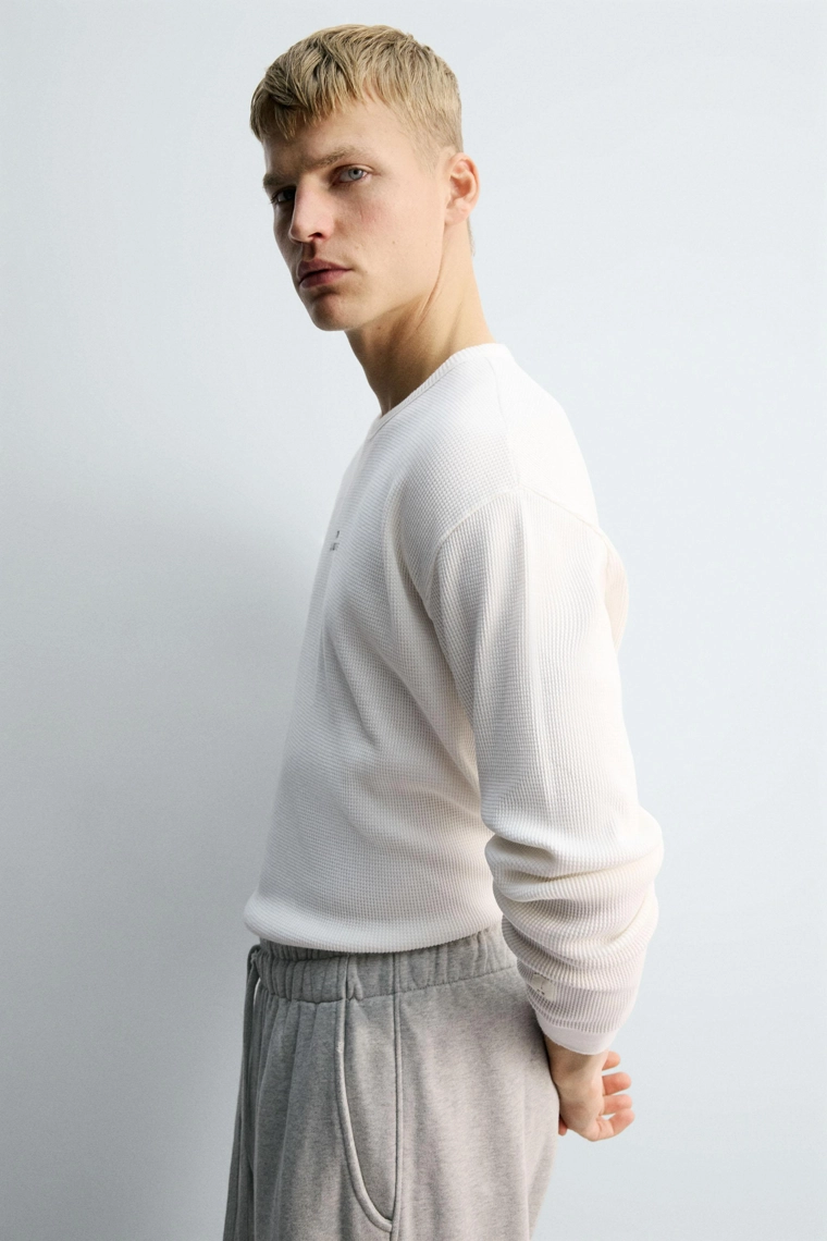 Футболка в клетку с рельефной текстурой x sr_a