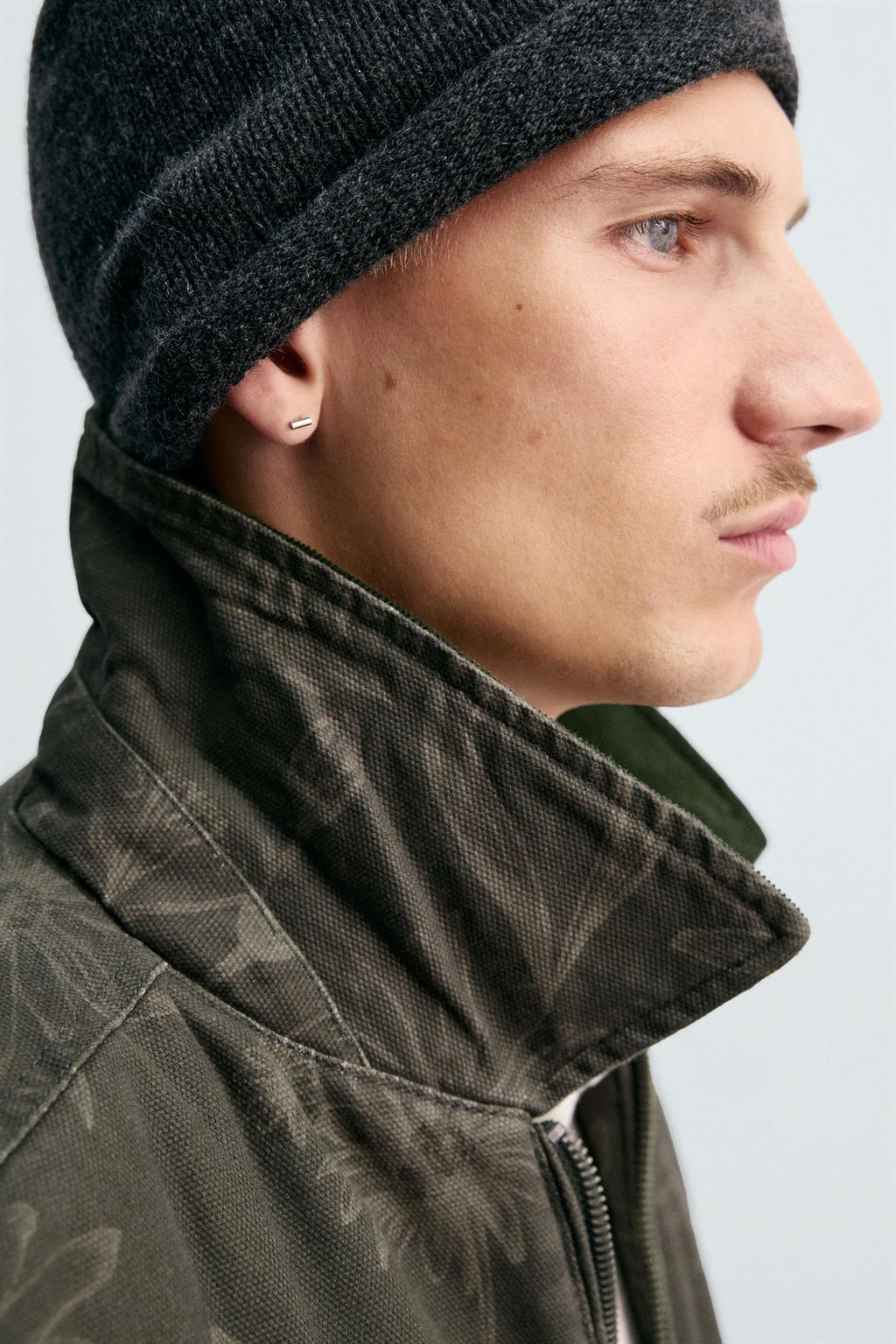 КУРТКА С ЦВЕТОЧНЫМ ПРИНТОМ