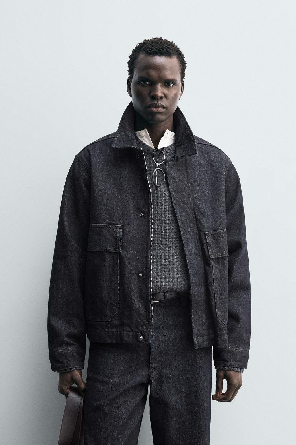 ДЖИНСОВАЯ КУРТКА С КАРМАНАМИ