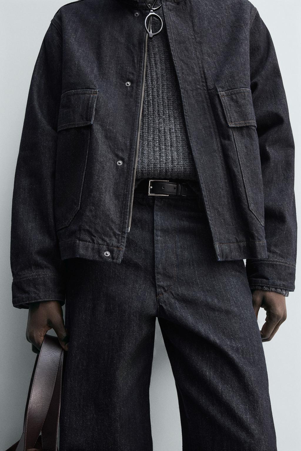 ДЖИНСОВАЯ КУРТКА С КАРМАНАМИ