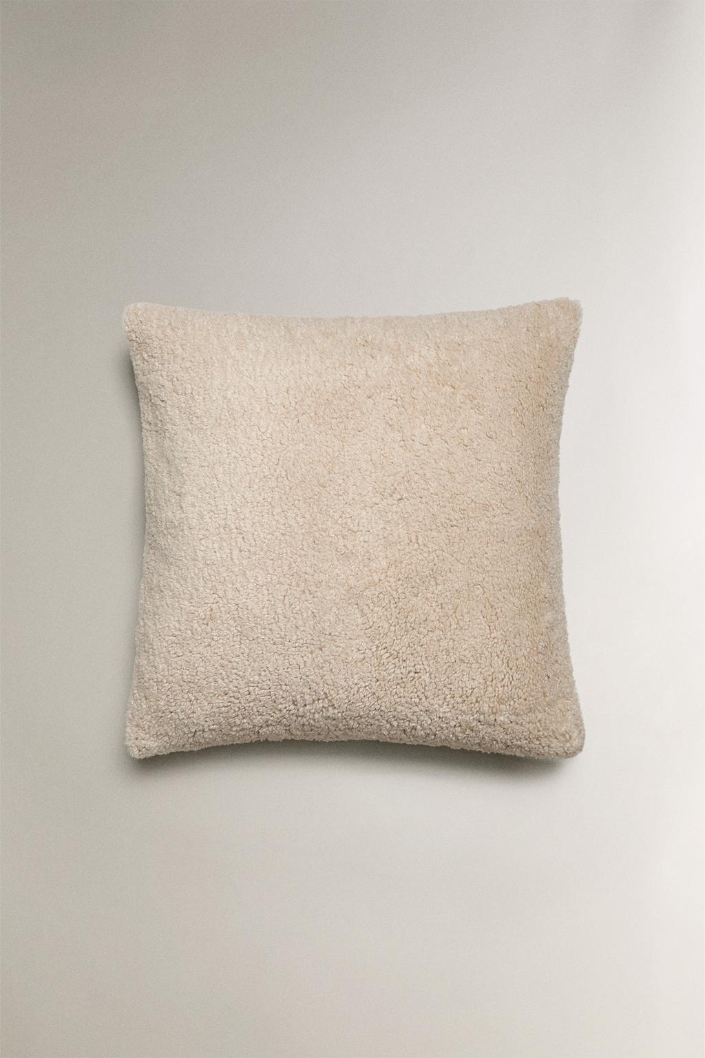 Чехол для подушки с эффектом меха для одеял