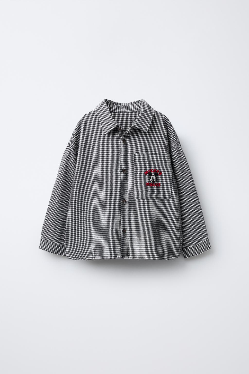РУБАШКА В КЛЕТКУ С МИККИ МАУСОМ © DISNEY