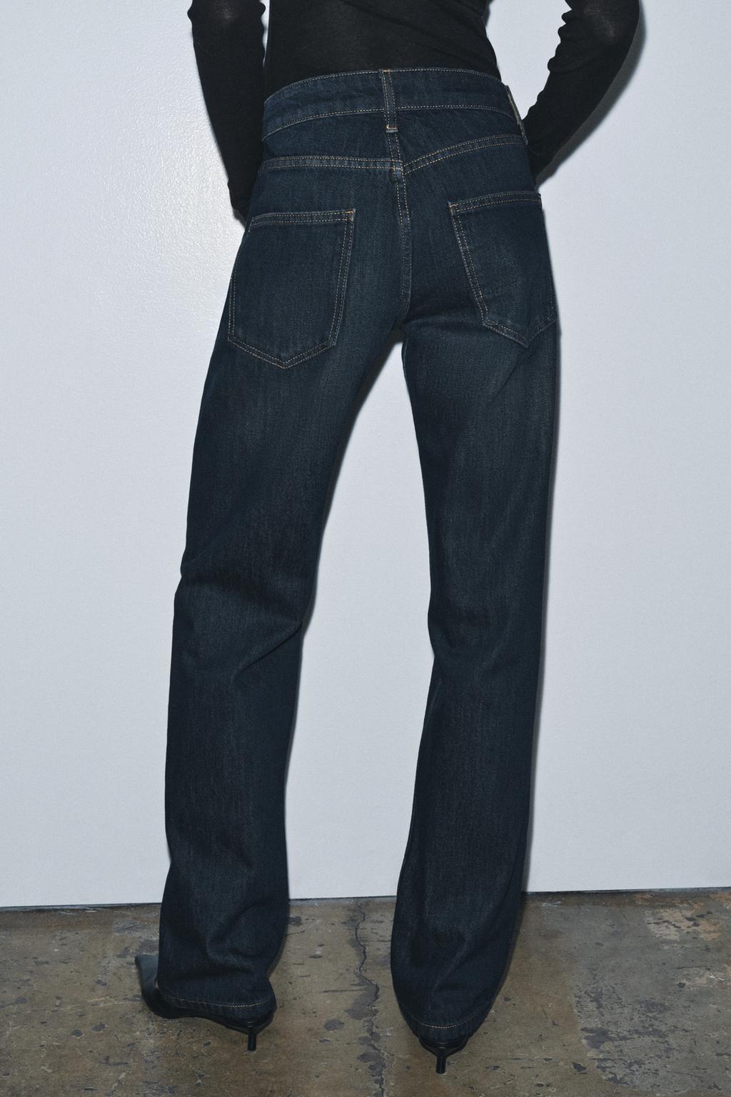 ДЖИНСЫ ПРЯМОГО КРОЯ С НИЗКОЙ ПОСАДКОЙ — ZW COLLECTION