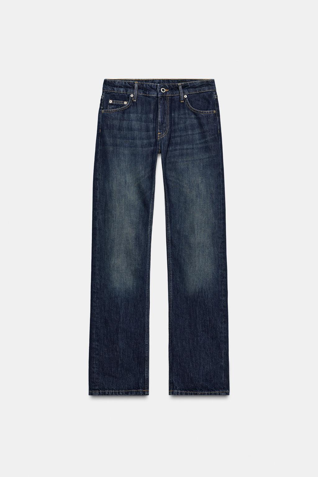 ДЖИНСЫ ПРЯМОГО КРОЯ С НИЗКОЙ ПОСАДКОЙ — ZW COLLECTION