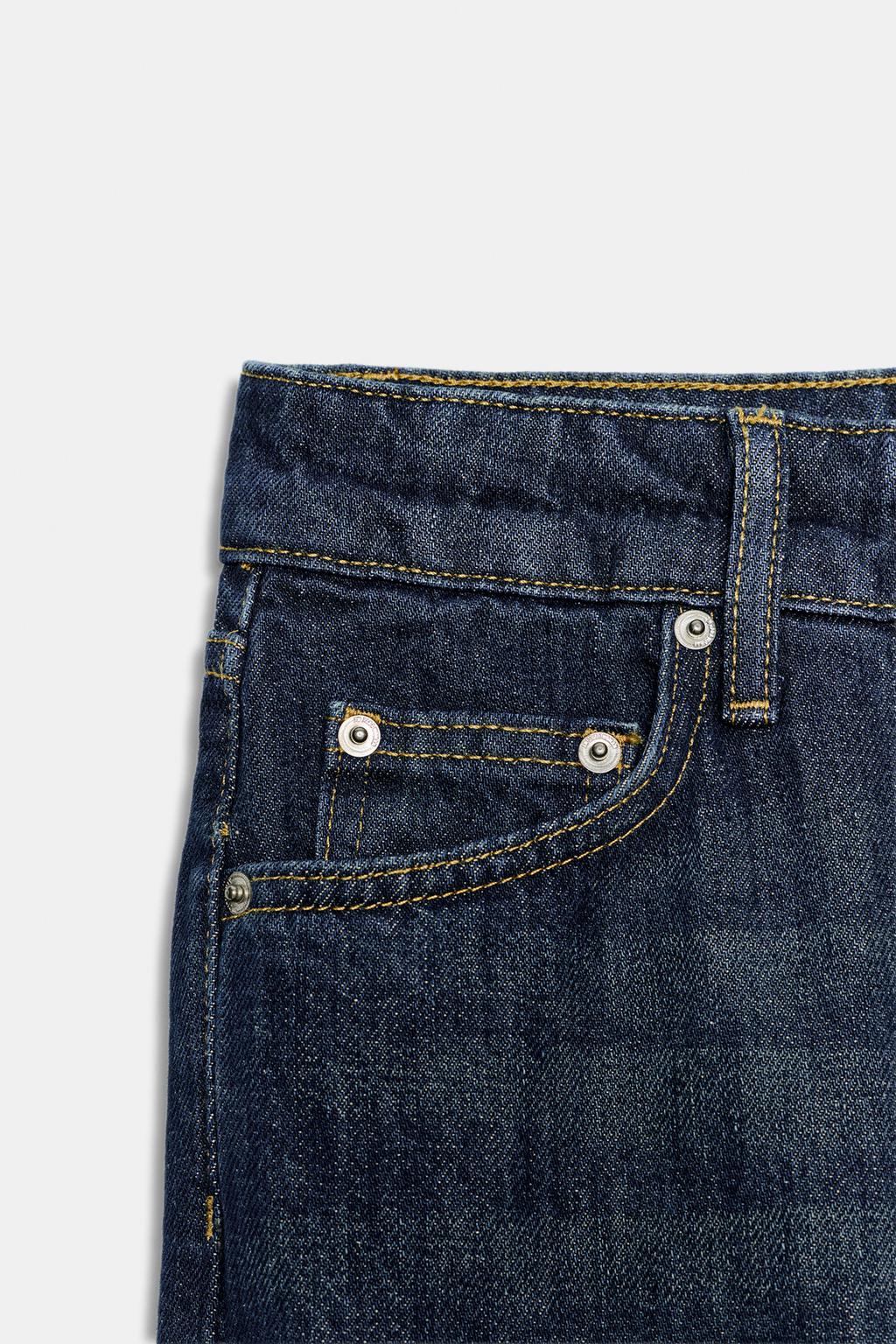 ДЖИНСЫ ПРЯМОГО КРОЯ С НИЗКОЙ ПОСАДКОЙ — ZW COLLECTION