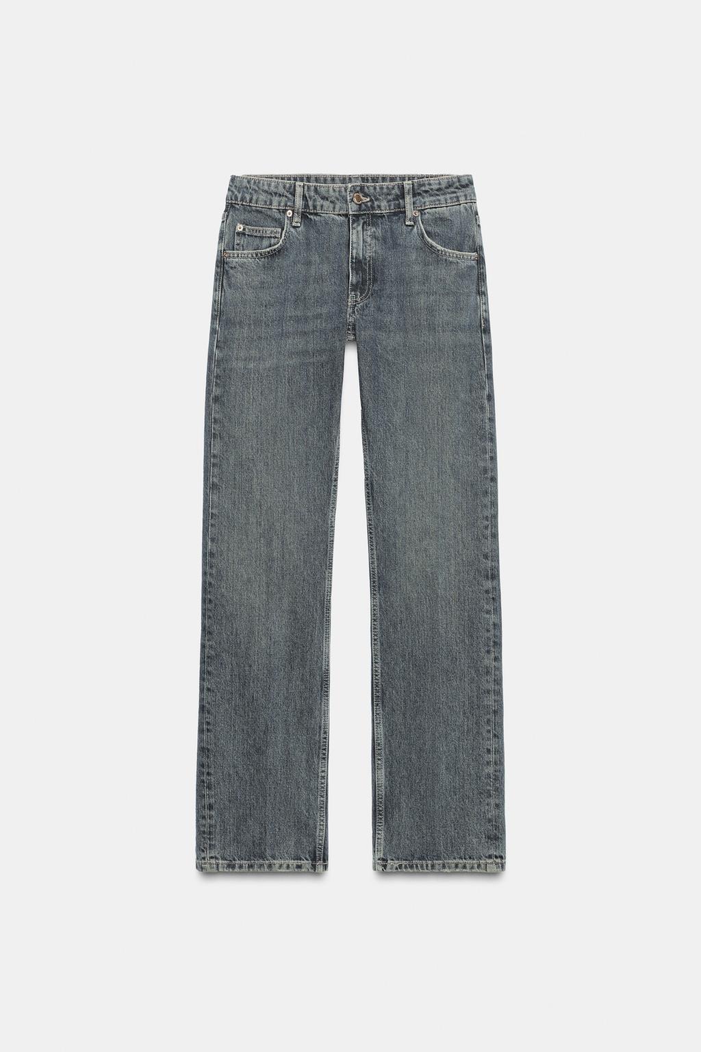 ДЖИНСЫ ПРЯМОГО КРОЯ С НИЗКОЙ ПОСАДКОЙ — ZW COLLECTION