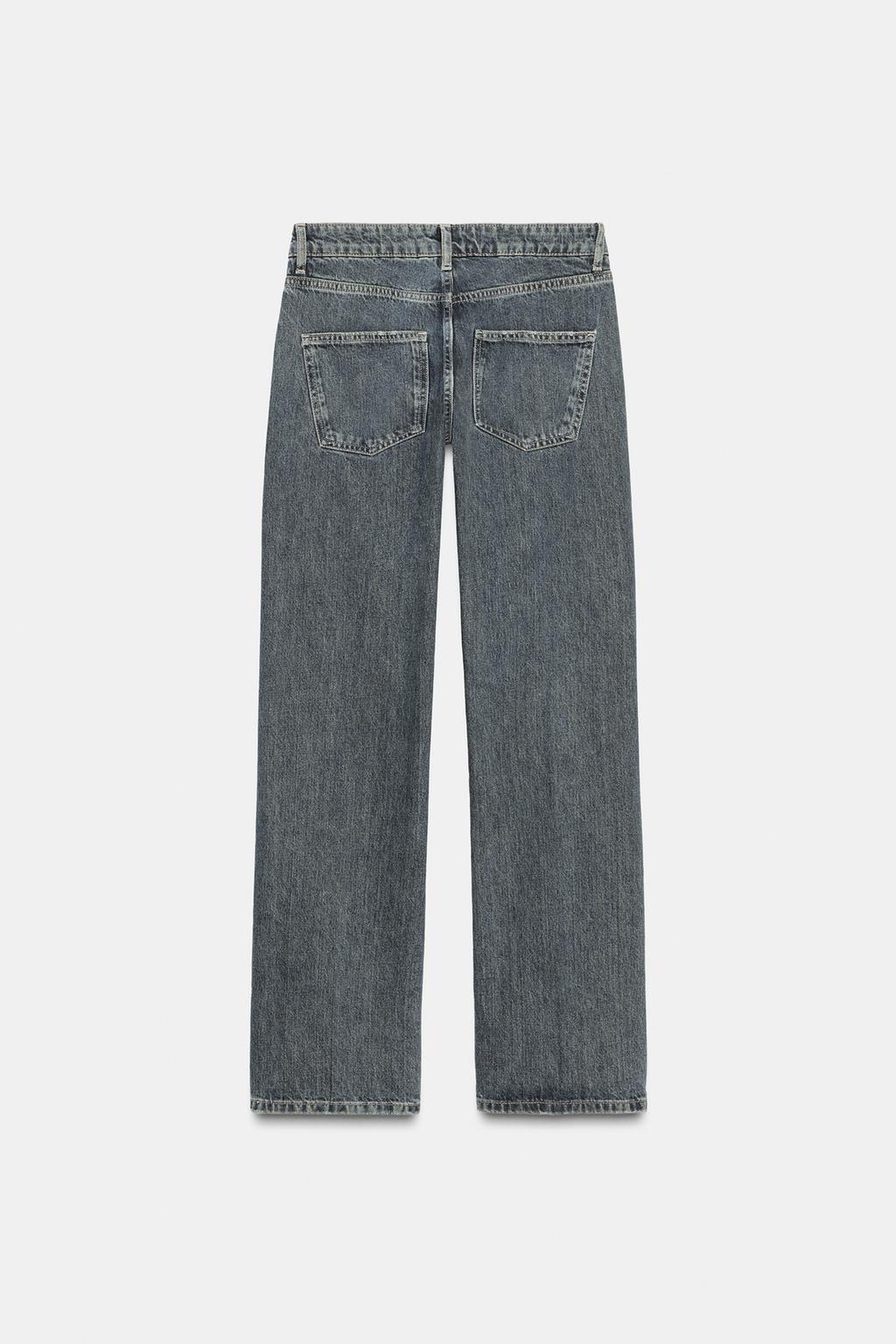 ДЖИНСЫ ПРЯМОГО КРОЯ С НИЗКОЙ ПОСАДКОЙ — ZW COLLECTION