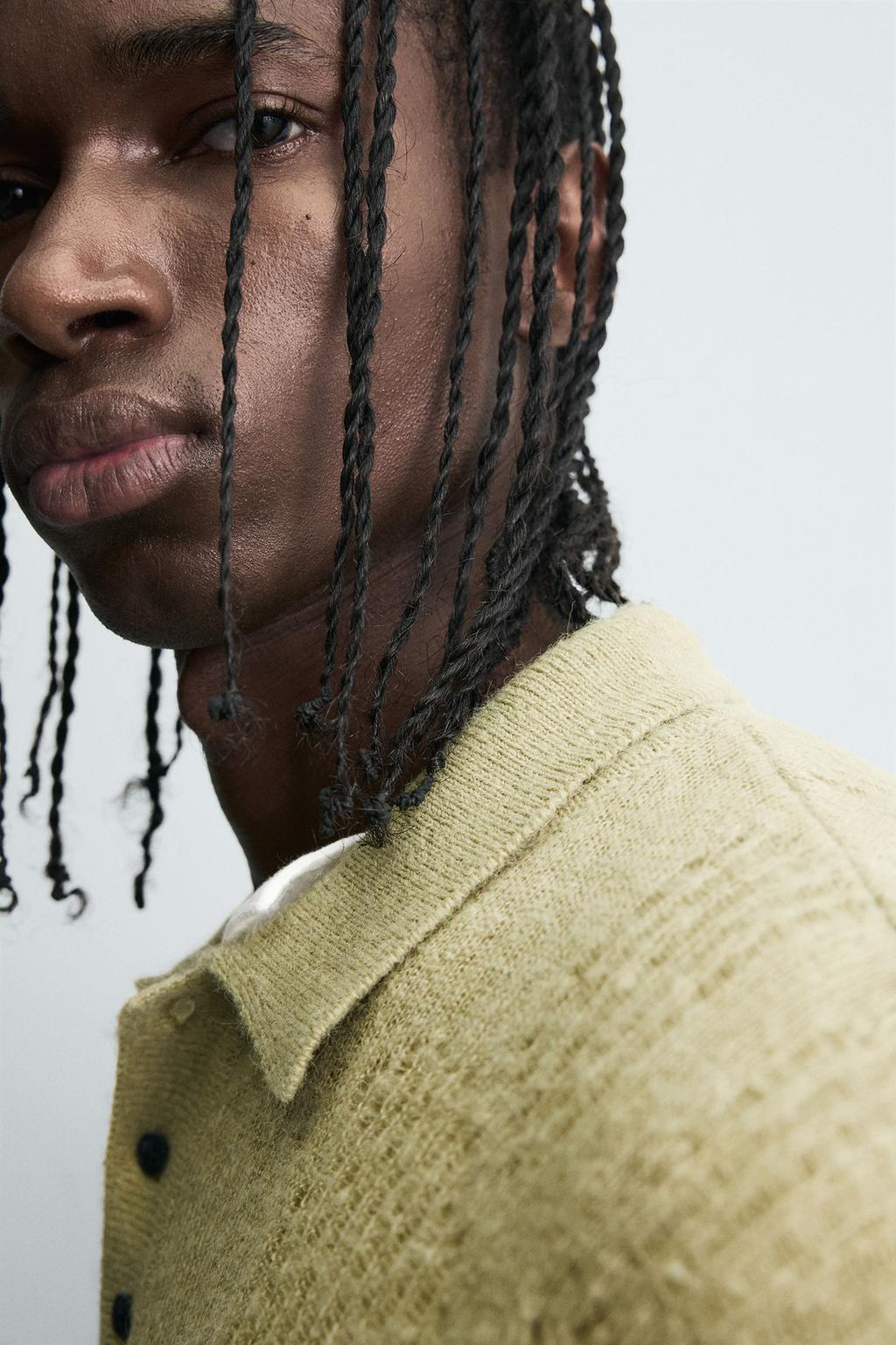 ТРИКОТАЖНОЕ ПОЛО С АЖУРНЫМ УЗОРОМ