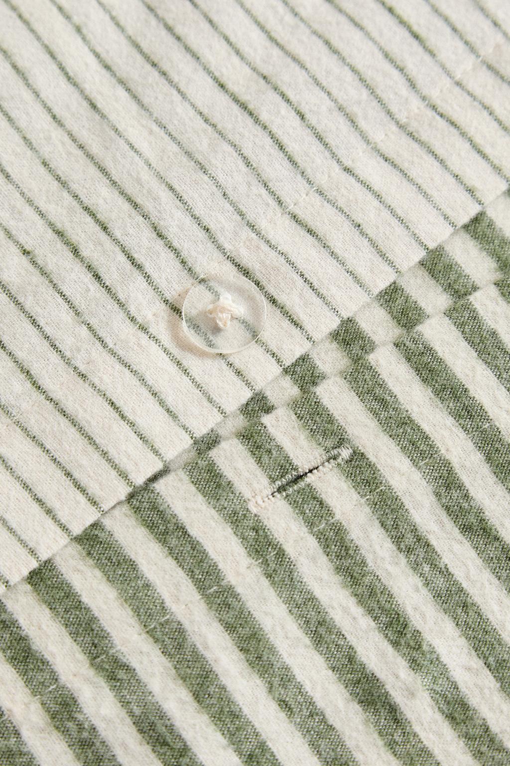 Наматрацник из фланели с полосками