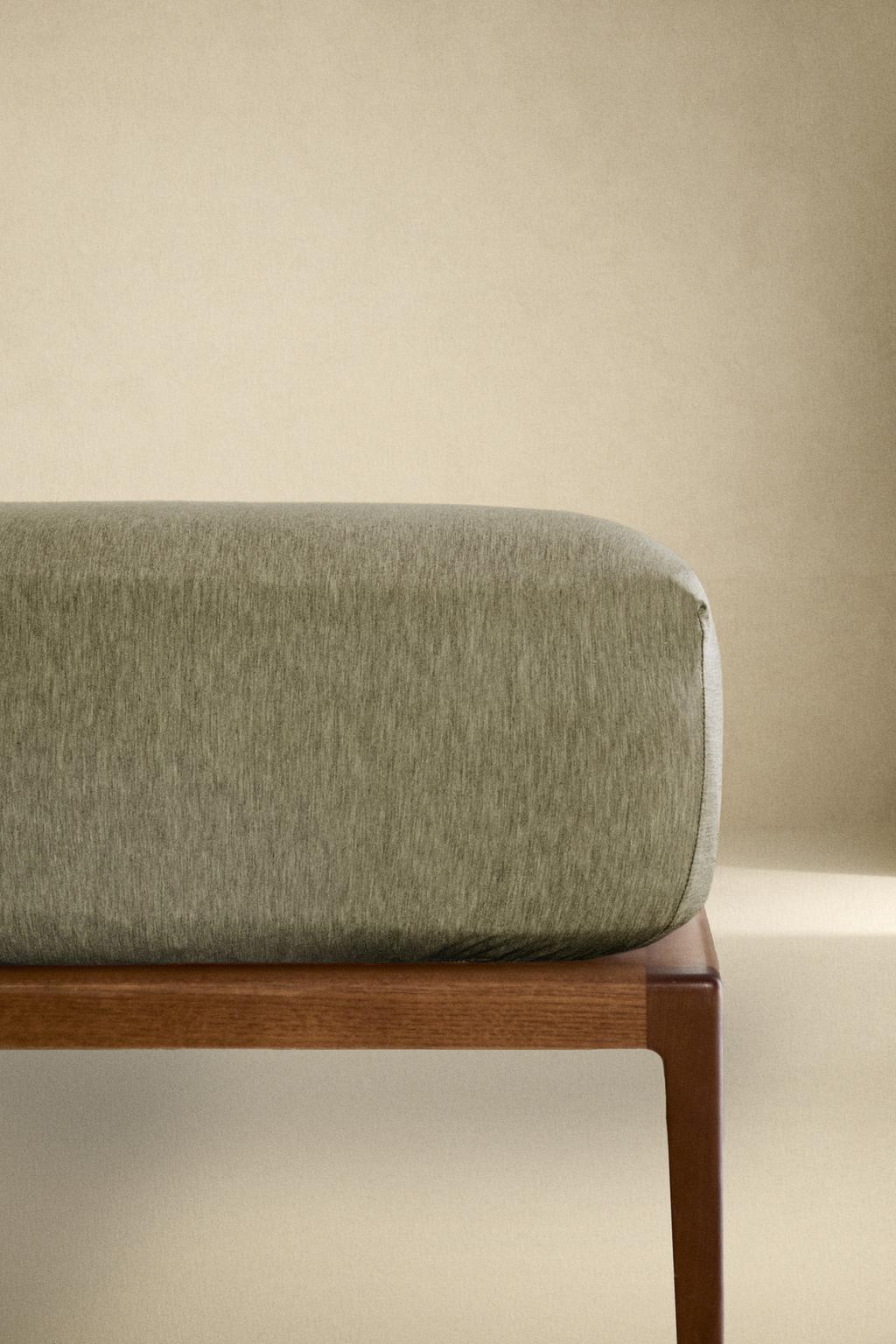 Однотонный регулируемый нагруженный лист из микро-модального хлопка (140 г / м²) | высота 30 см