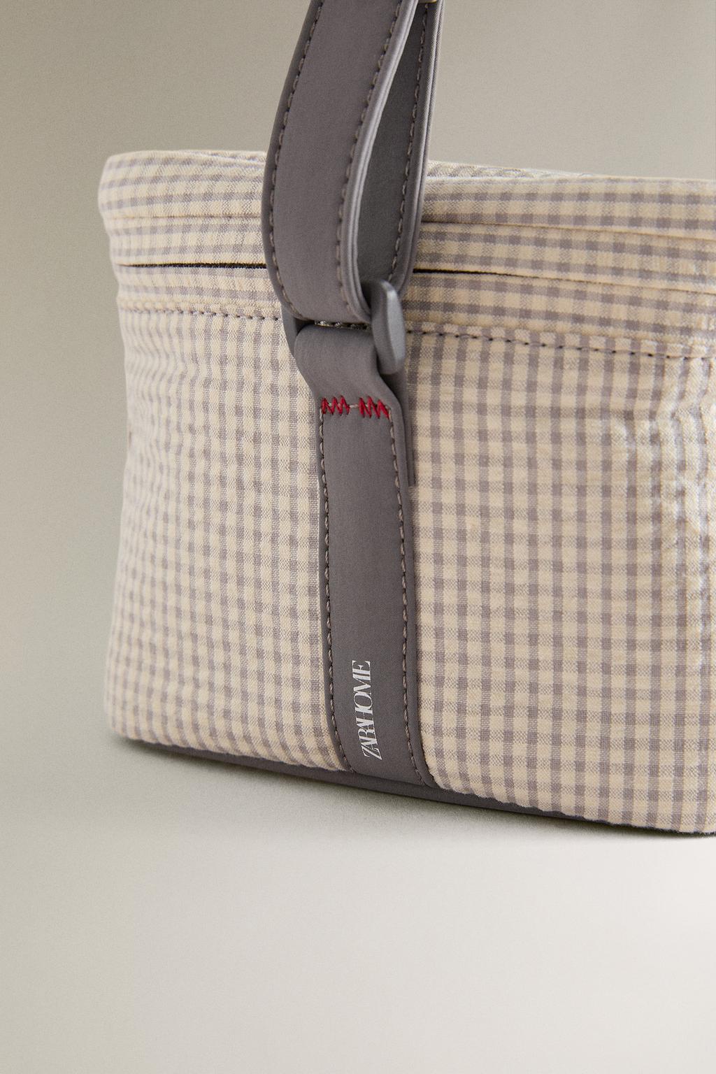 Термосумка в клетку