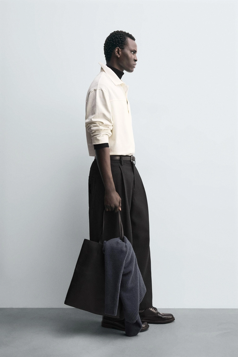 ПОЛО СВОБОДНОГО КРОЯ ИЗ СТРУКТУРНОЙ ТКАНИ