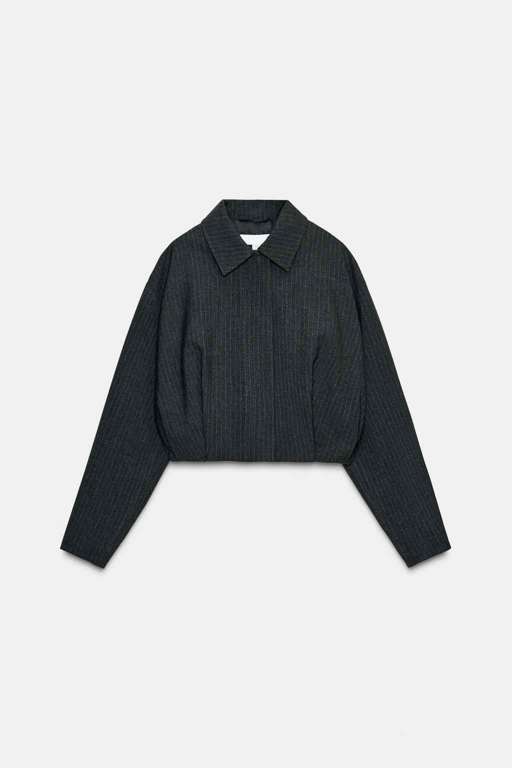 УКОРОЧЕННЫЙ БОМБЕР С ТОНКОЙ ПОЛОСКОЙ