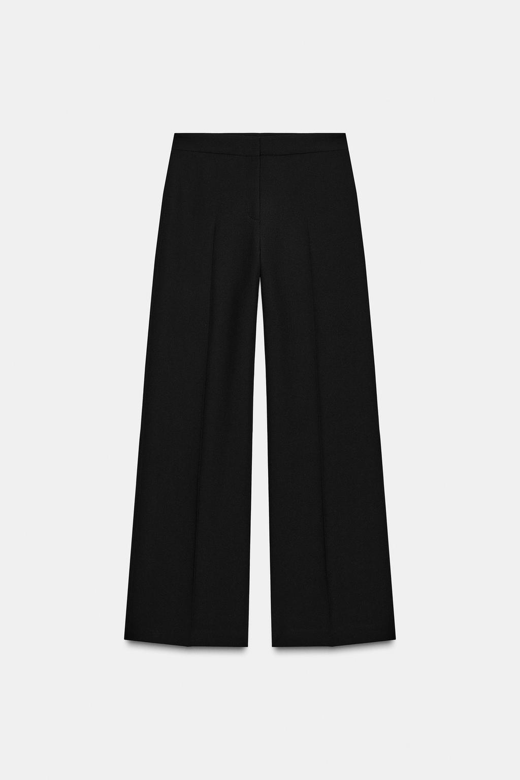 БРЮКИ ПРЯМОГО КРОЯ С ВЫСОКОЙ ПОСАДКОЙ