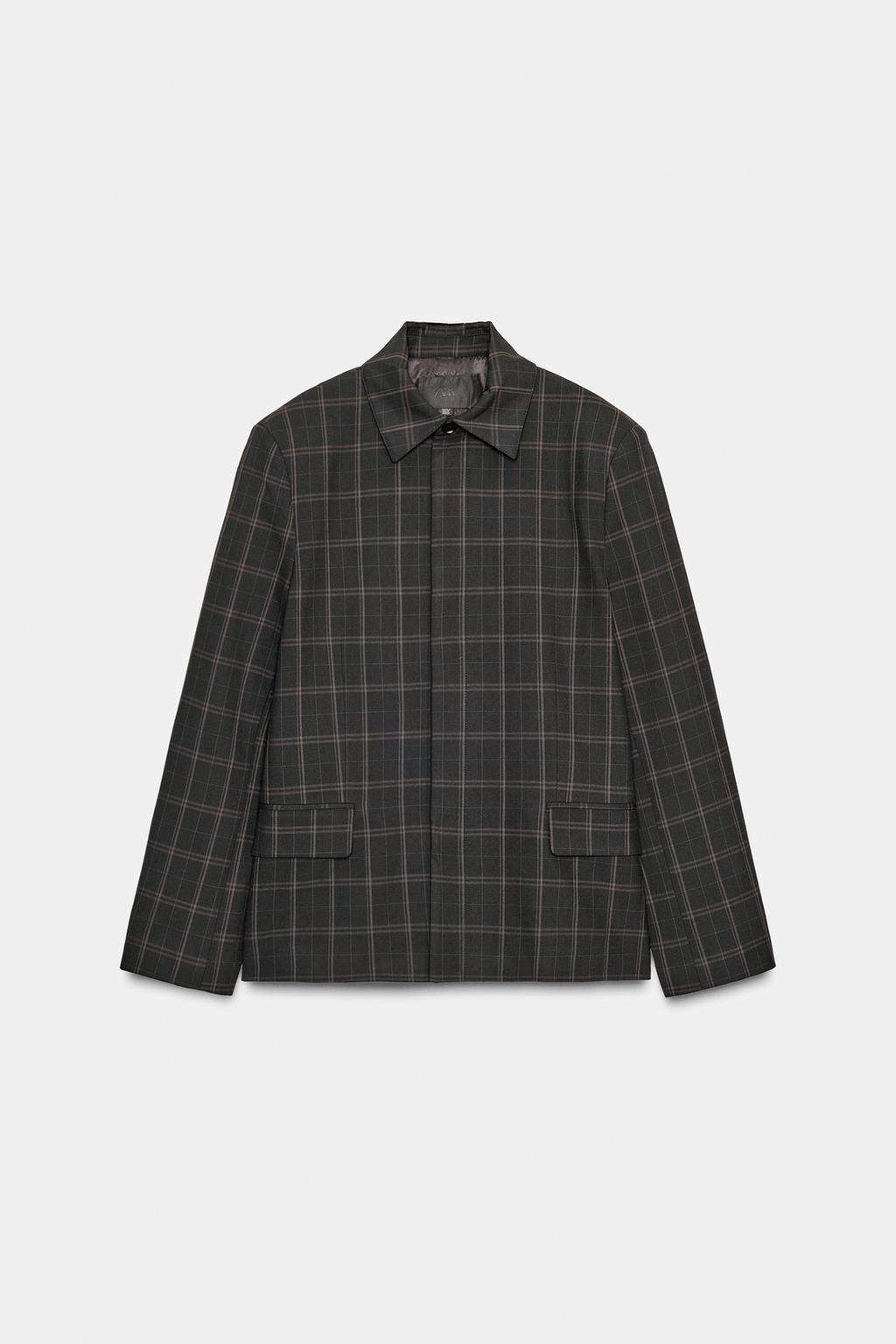 БЛЕЙЗЕР В КЛЕТКУ С ПОДПЛЕЧНИКАМИ