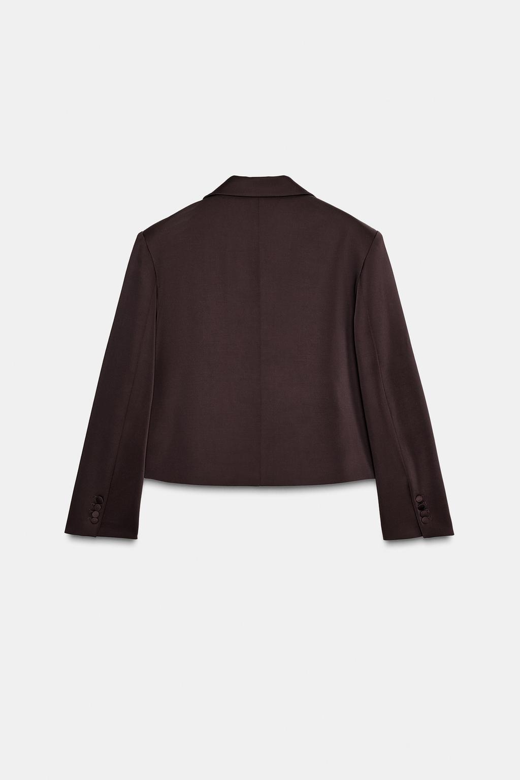 ДВУБОРТНЫЙ АТЛАСНЫЙ БЛЕЙЗЕР