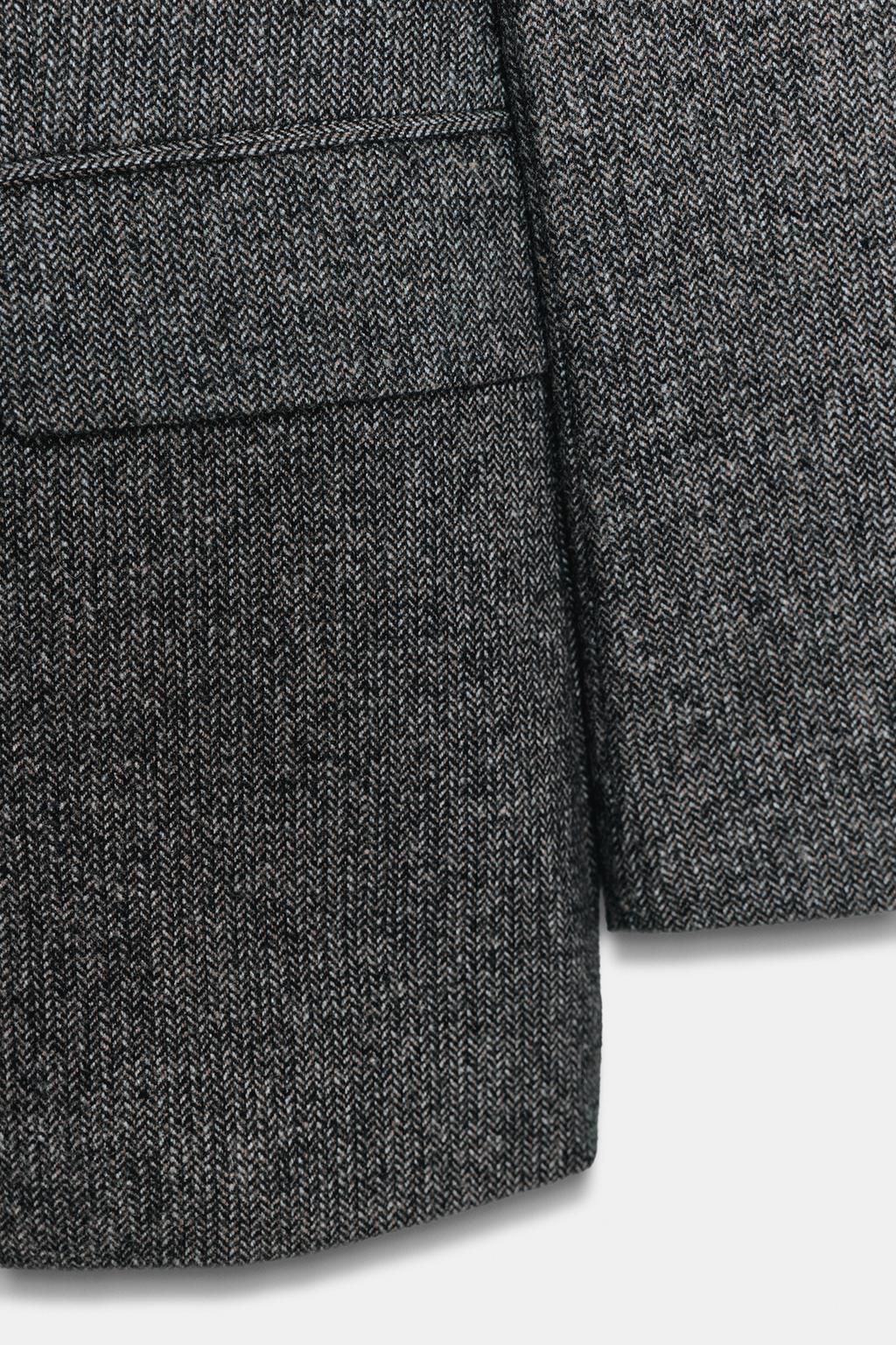 БЛЕЙЗЕР В ЁЛОЧКУ С ШЕРСТЬЮ