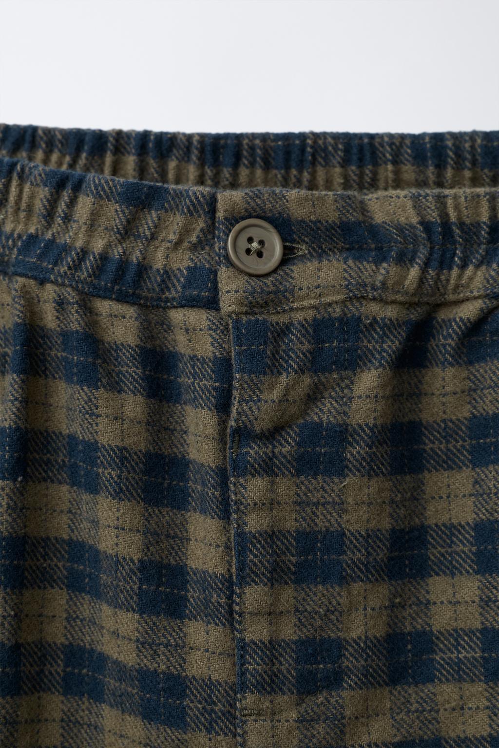 БРЮКИ BALLOON В КЛЕТКУ SOFT TOUCH