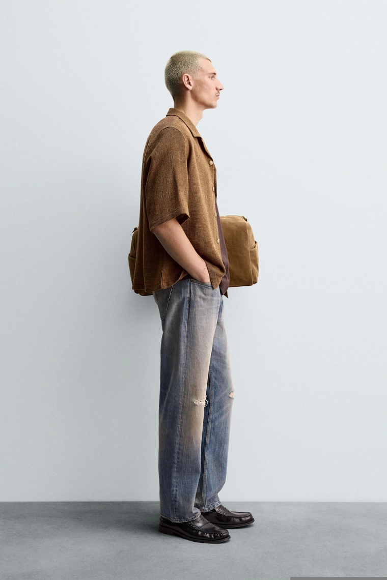 Рубашка с текстурой